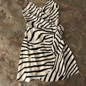 H & M XS wrap dress with waist tie XS